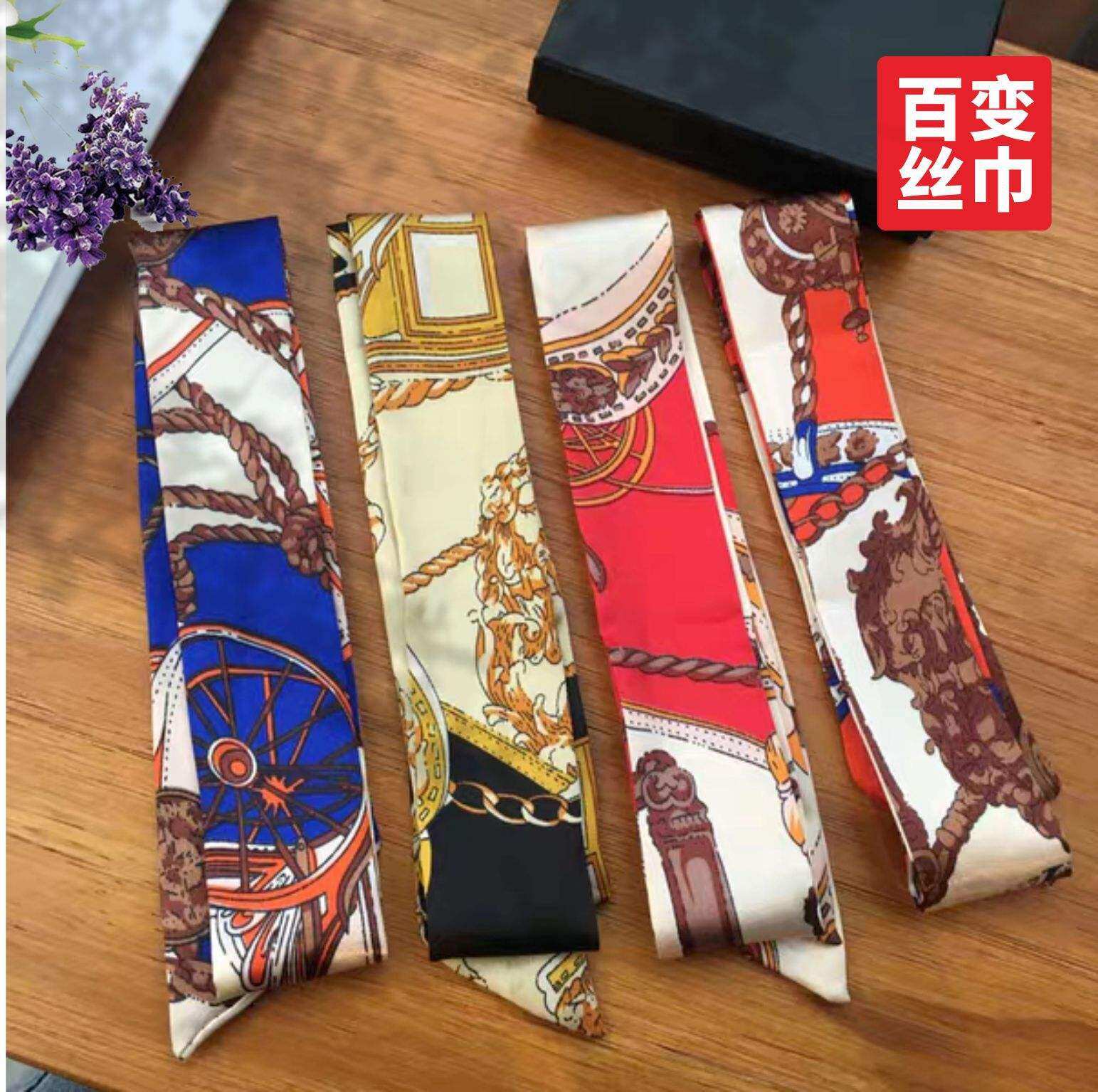 Khăn Lụa Hộp Quà Khăn Lụa Loại Dài Nhỏ Khăn Lụa Hẹp Nhỏ Khăn Lụa Tay Cầm Buộc Túi Túi Ruy Băng Khăn Lụa Quà Tặng Khăn Lụa