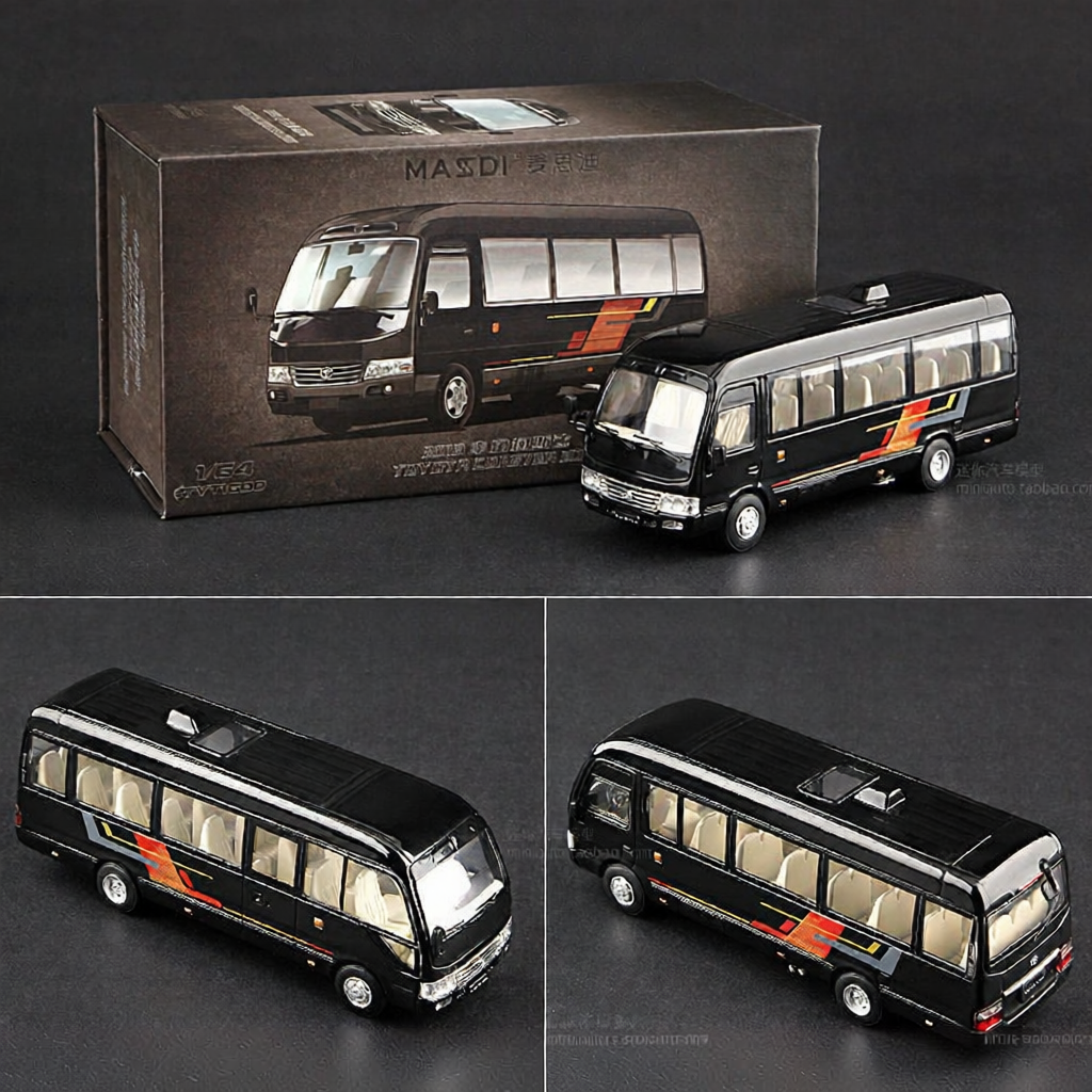 MASSI | Mô Hình Hợp Kim Toyota Land Cruiser Tỷ Lệ 1:64 Màu Đen