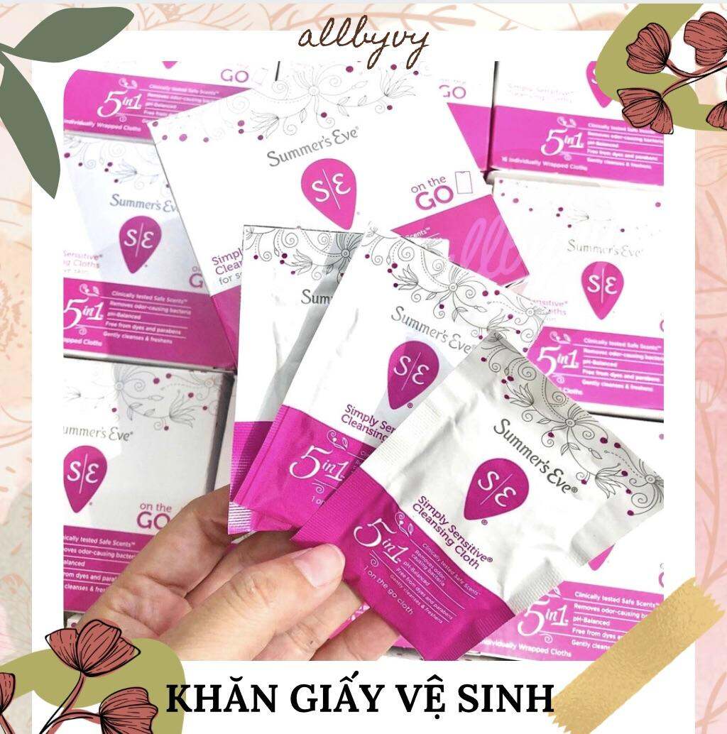 allbyvy | Khăn giấy lau vệ sinh Summer's Eve