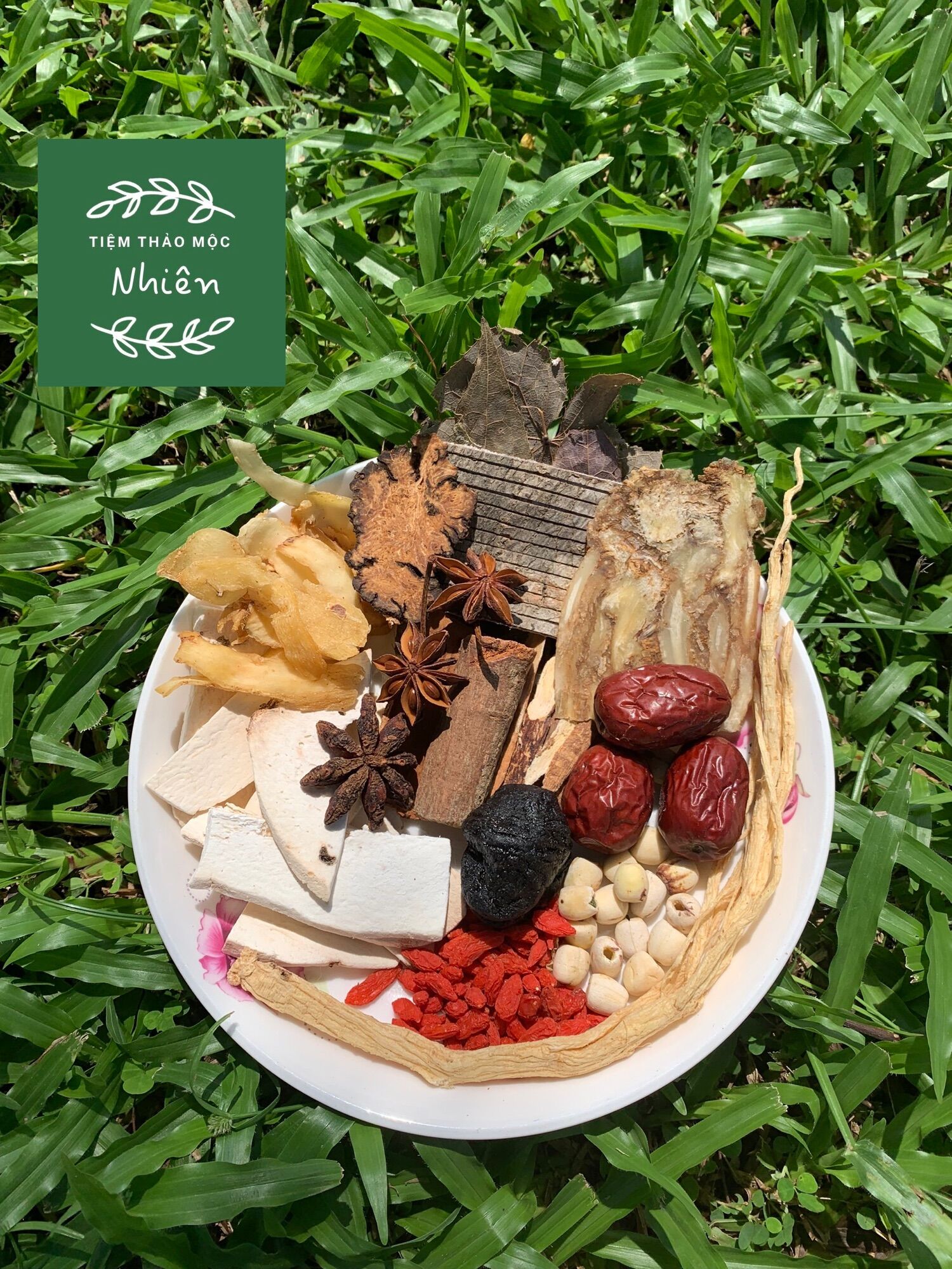 Gia vị tiềm gà, hầm chân giò - set 14 vị đủ loại 110g