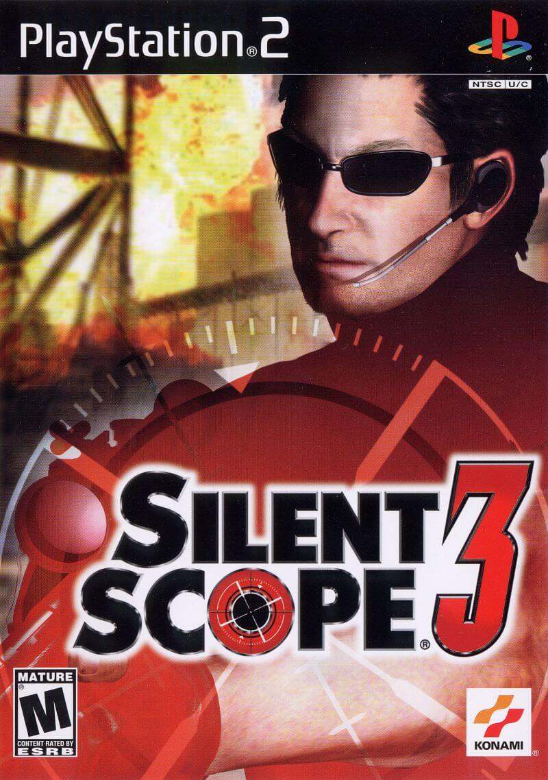Bộ 3 đĩa game ps2 silent scope 1 , 2 ,3