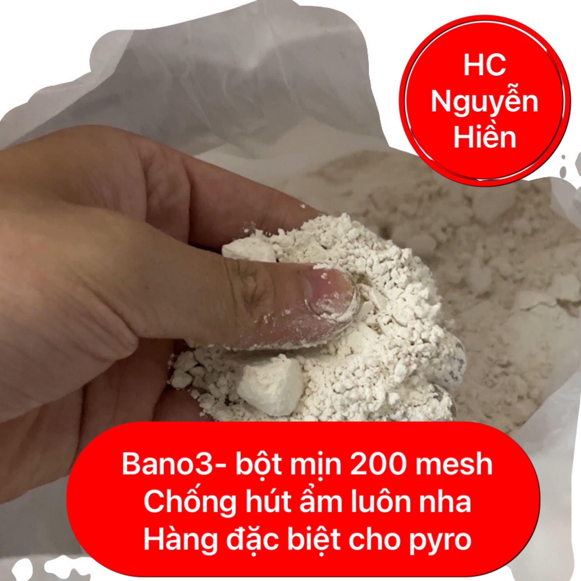 500g Bano3/Ba(no3)2- bari nitrat- hàng chuyên dụng cho pyro- chống hút ẩm
