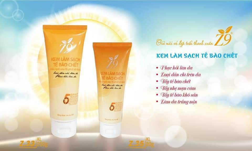 Tẩy Tế Bào Chết giúp Sạch Da Hiệu Quả Z9