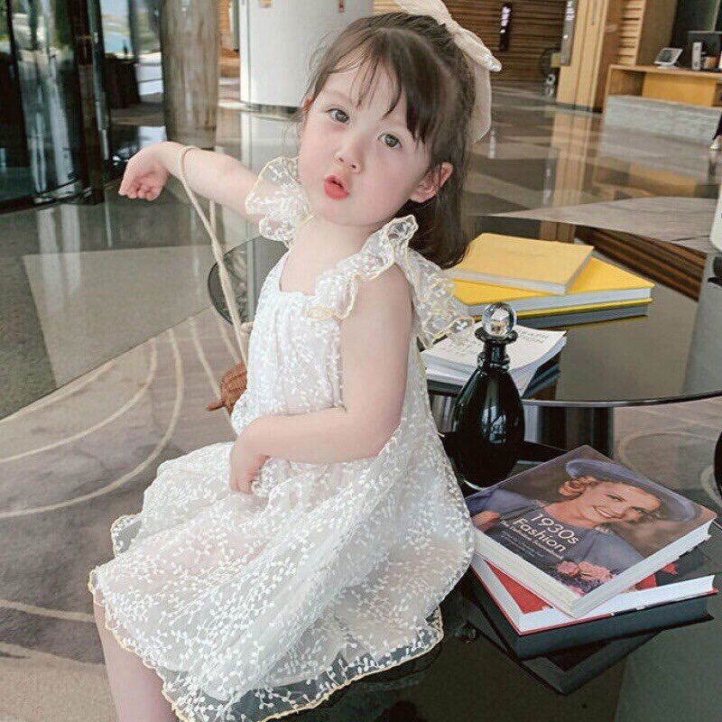 [HCM] Váy ren tiểu thư cao cấp bé gái 😘😘😘