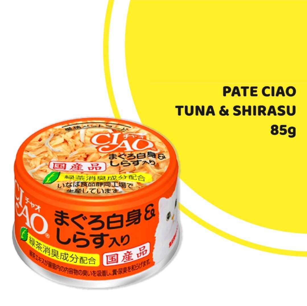 Pate Ciao cho mèo lon 85g-Pate cho mèo