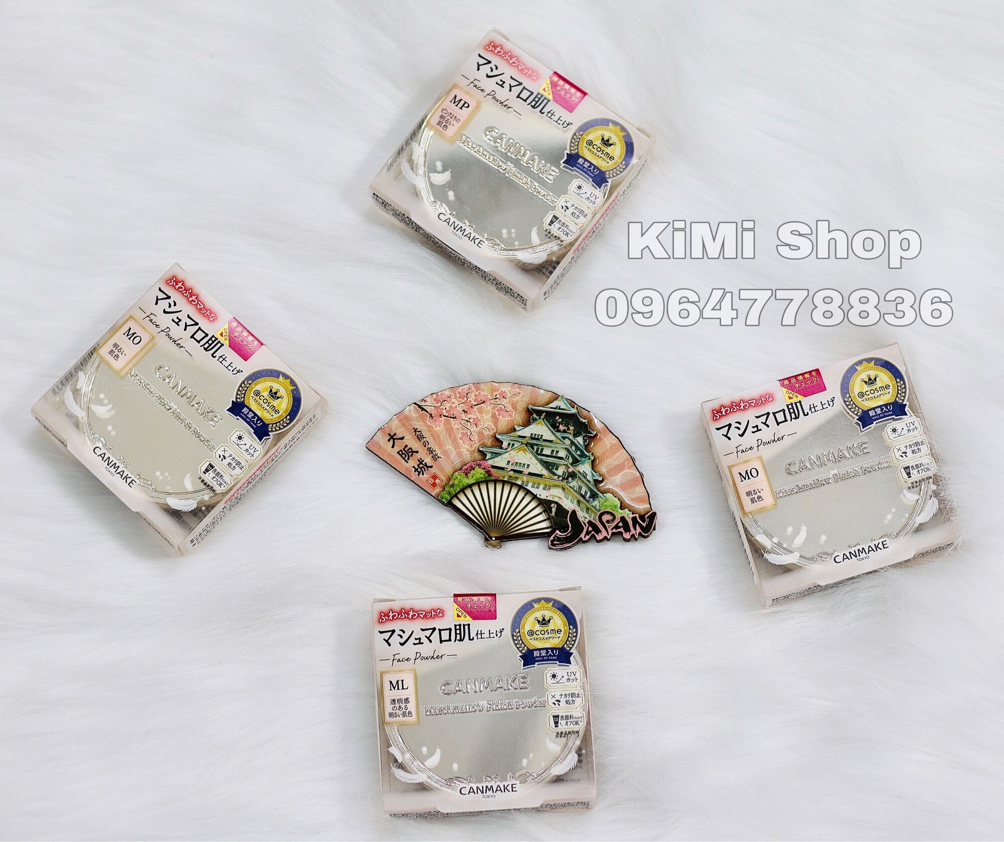 Phấn phủ Canmake trang điểm