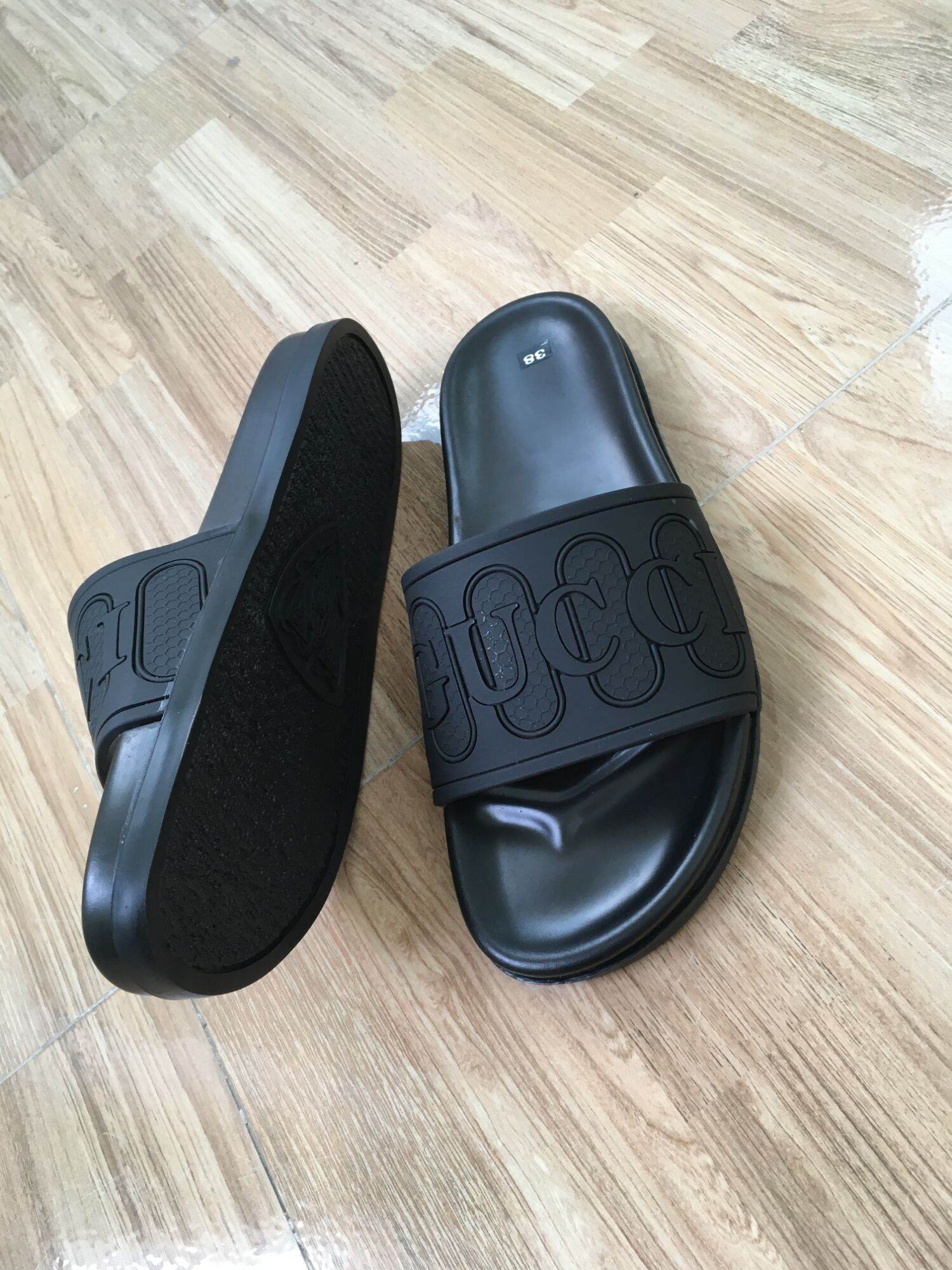 Dép quai ngang đế đúc liền khối cao 3 phân