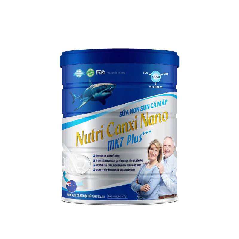 Sữa nutri canxi nano mk7 plus hỗ trợ xương khớp