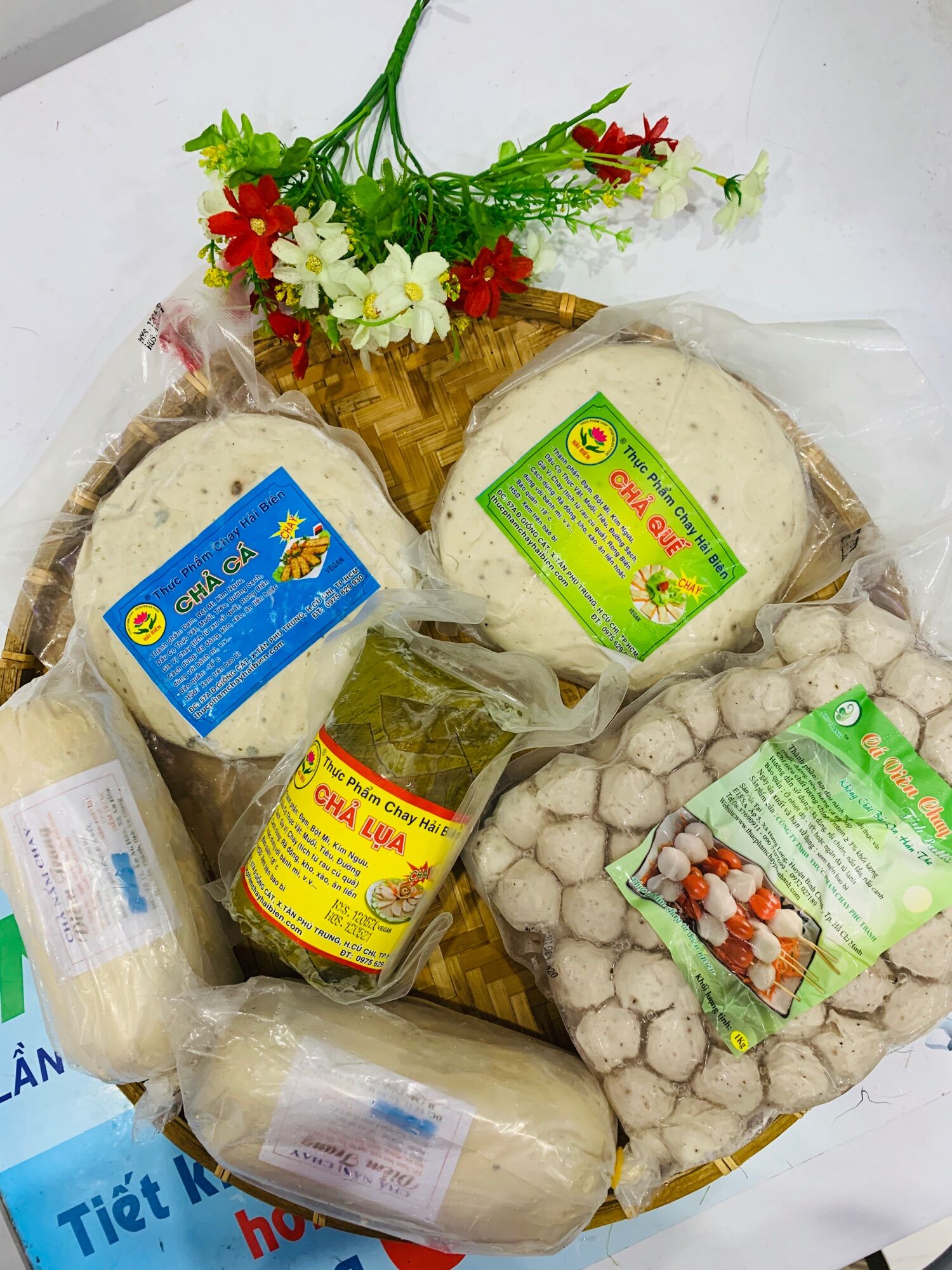 1 KG CHẢ LỤA CHAY/ Hàng lạnh chỉ bán tại HCM/ Khách đặt hoả tốc
