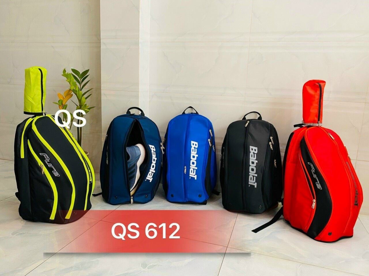 Ba lô Đựng Vợt Tennis BABOLAT 612 Cao Cấp 5 Ngăn