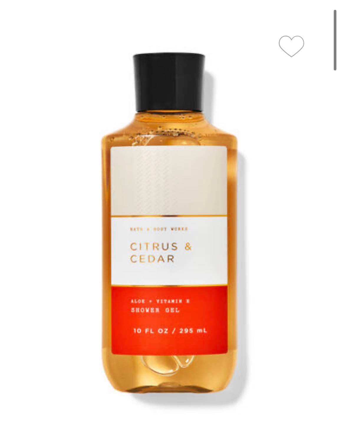 Gel tắm nam Bath & Body Works Citrus & Cedar 295ml