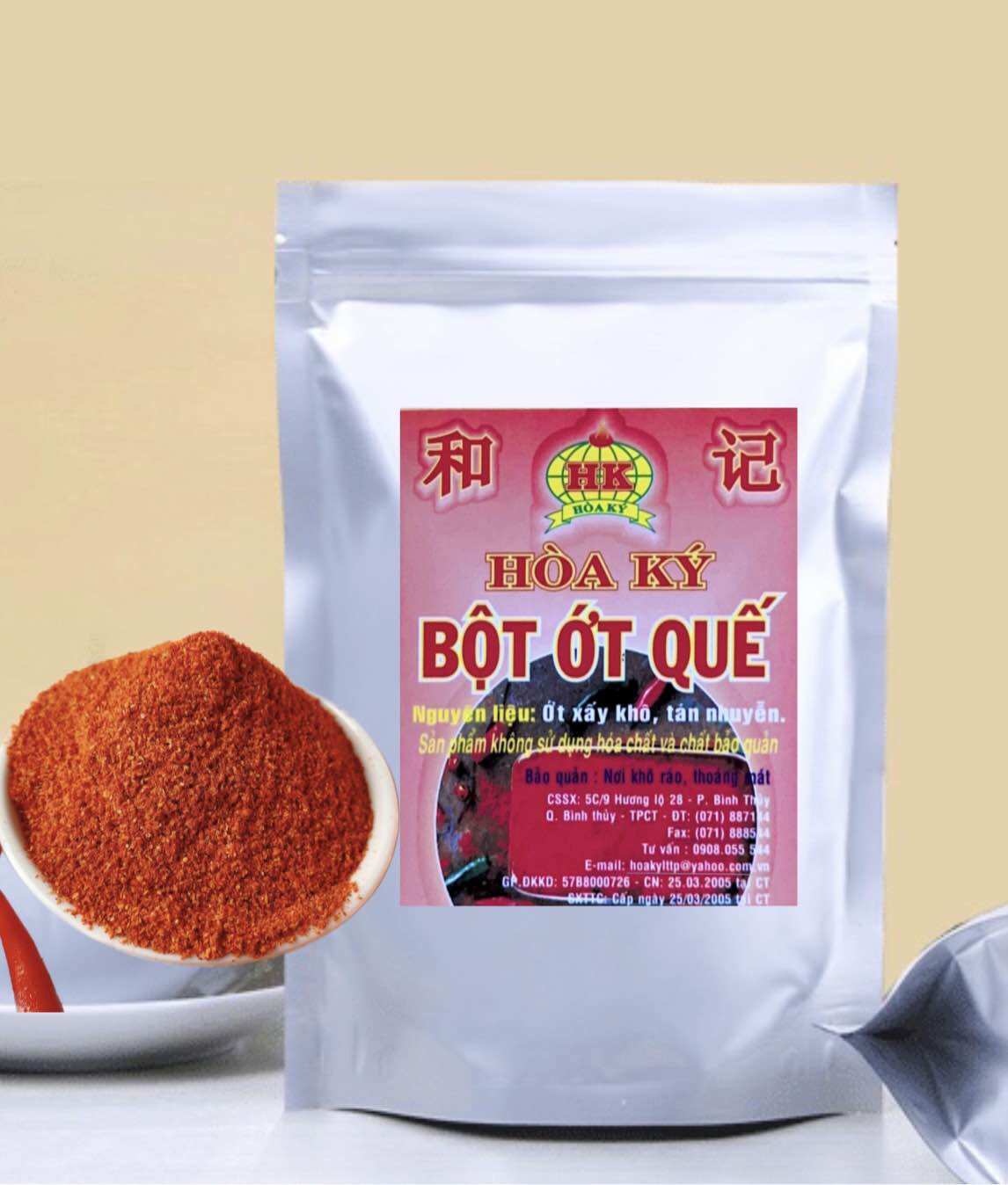 Bột ớt quế 200gr cay nồng