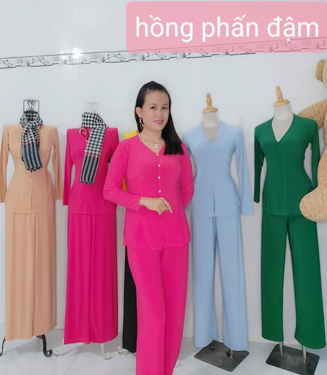 bộ bà ba trơn
