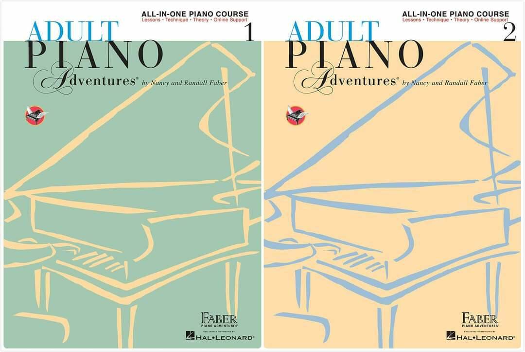 Adult Piano Adventures All-in-One Piano Course Book 1+2