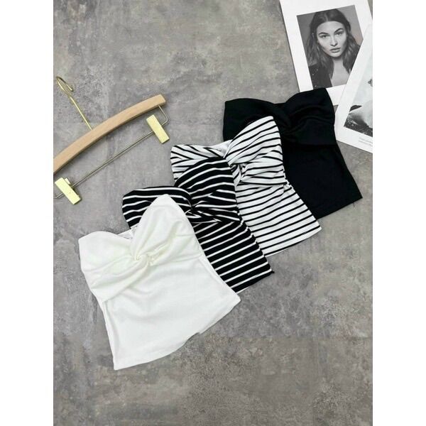 ÁO CROPTOP ỐNG XOẮN NGỰC PC87