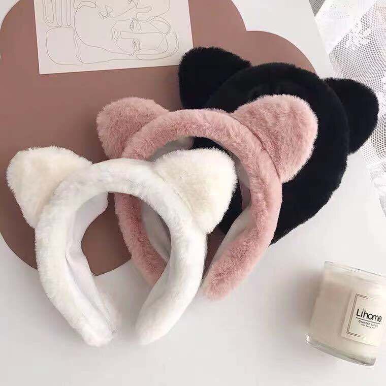 Băng đô cài tóc tai mèo bảng to