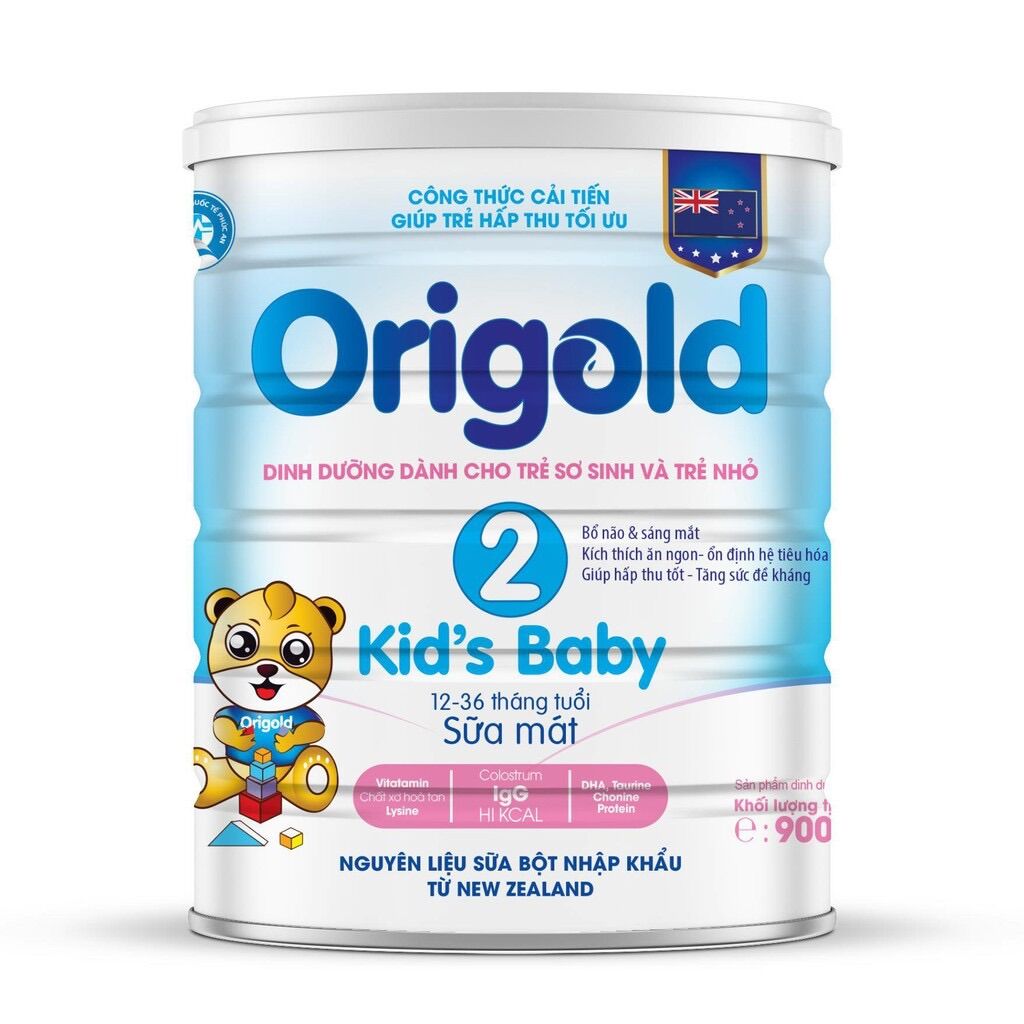 Sữa bột origold kid 2 900g