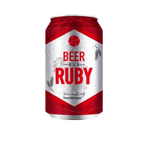 Bia RED Ruby thùng 24lon x 330ml