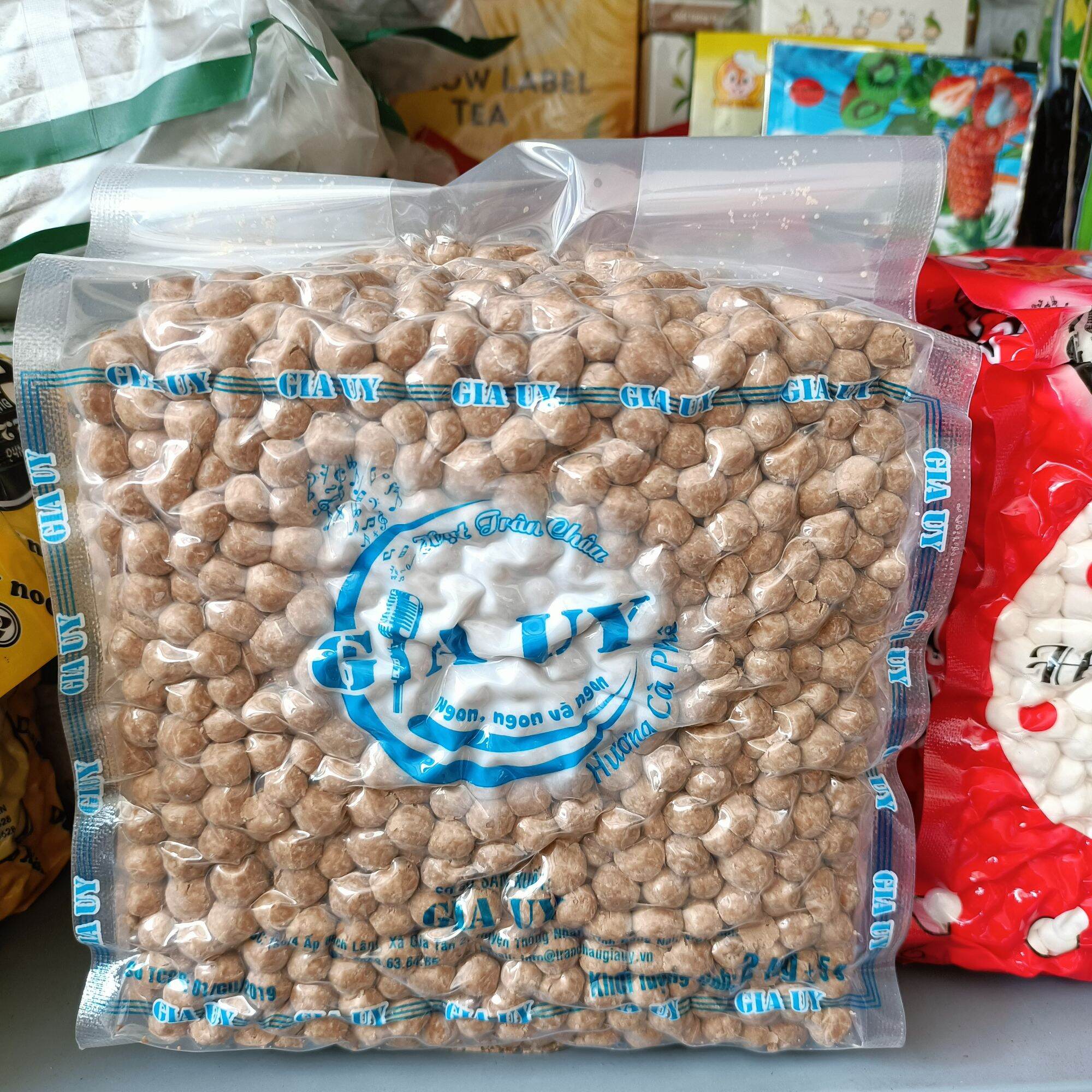 Trân Châu đen Gia uy hương CÀ PHÊ Thơm Ngon túi 2Kg