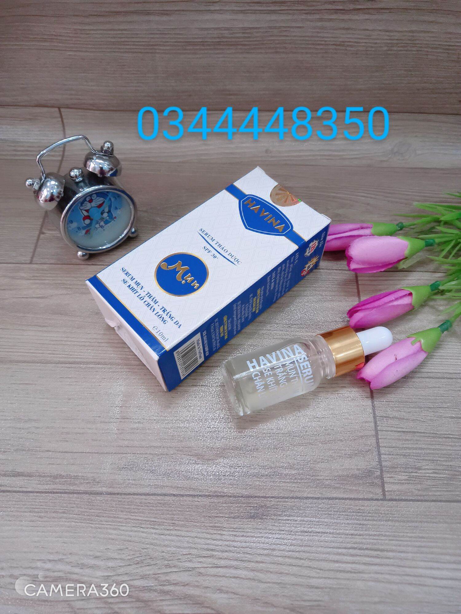 serum mụn Havina chính hãng 10ml ( xanh dương )