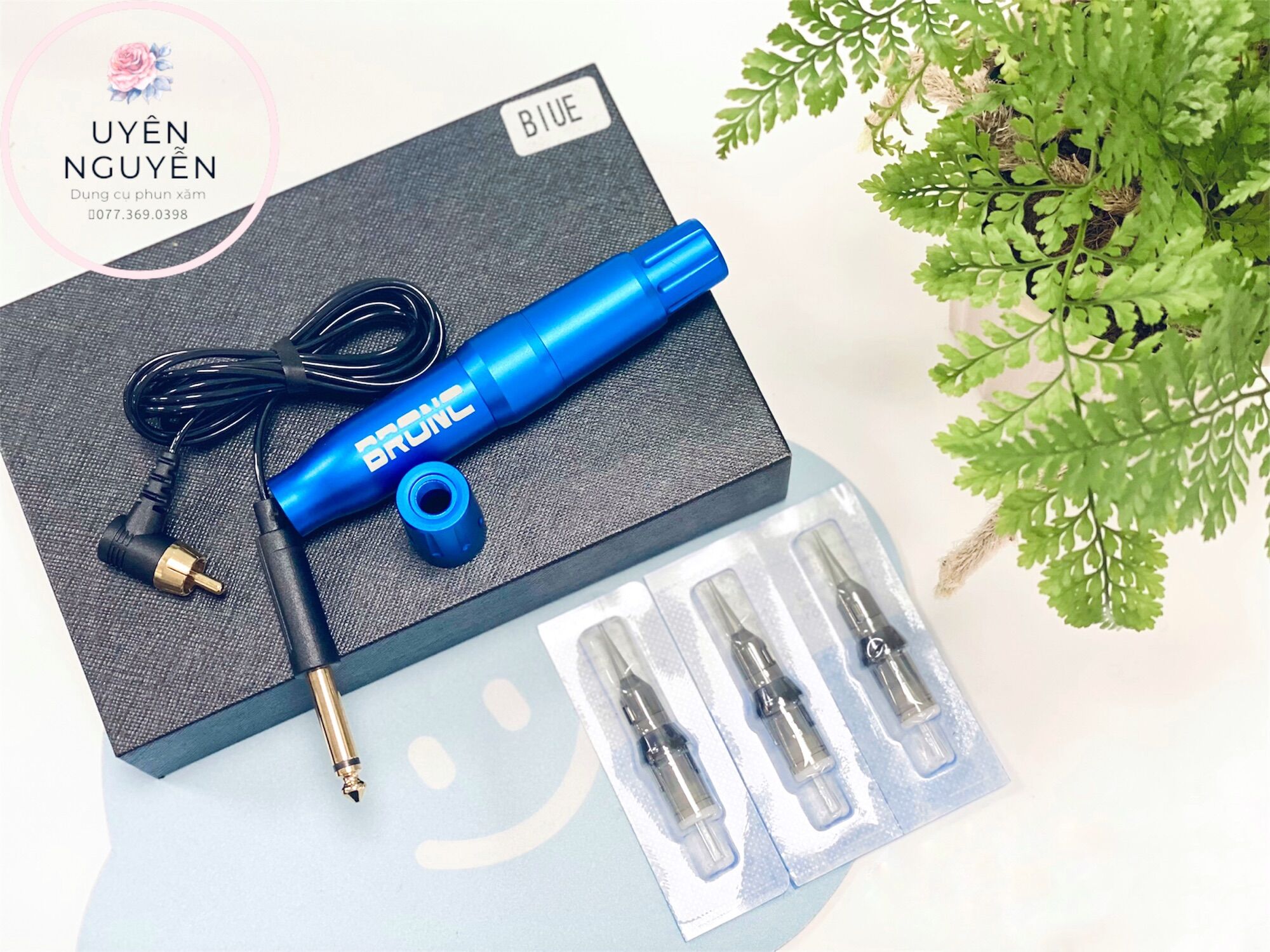 Máy Pen mini 2 đầu Bronc / Máy phun xăm Bronc