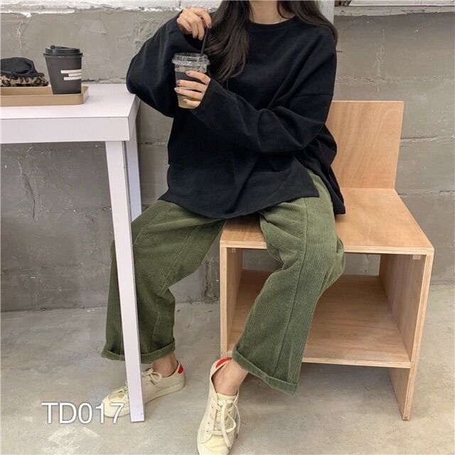 ÁO THUN TAY DÀI BASIC XẺ TÀ VN CLO - TD017