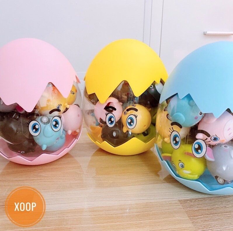 Set Trứng 20 Con Vật Chạy Đà Siêu Xinh Cho Bé 🌱