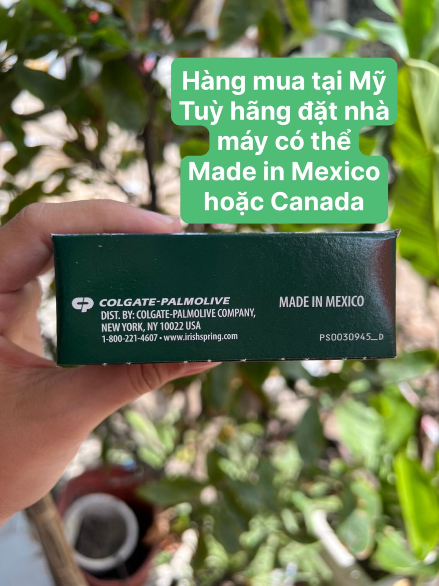 [HCM]Xà bông Irish Spring Original Mỹ 113g/127g
