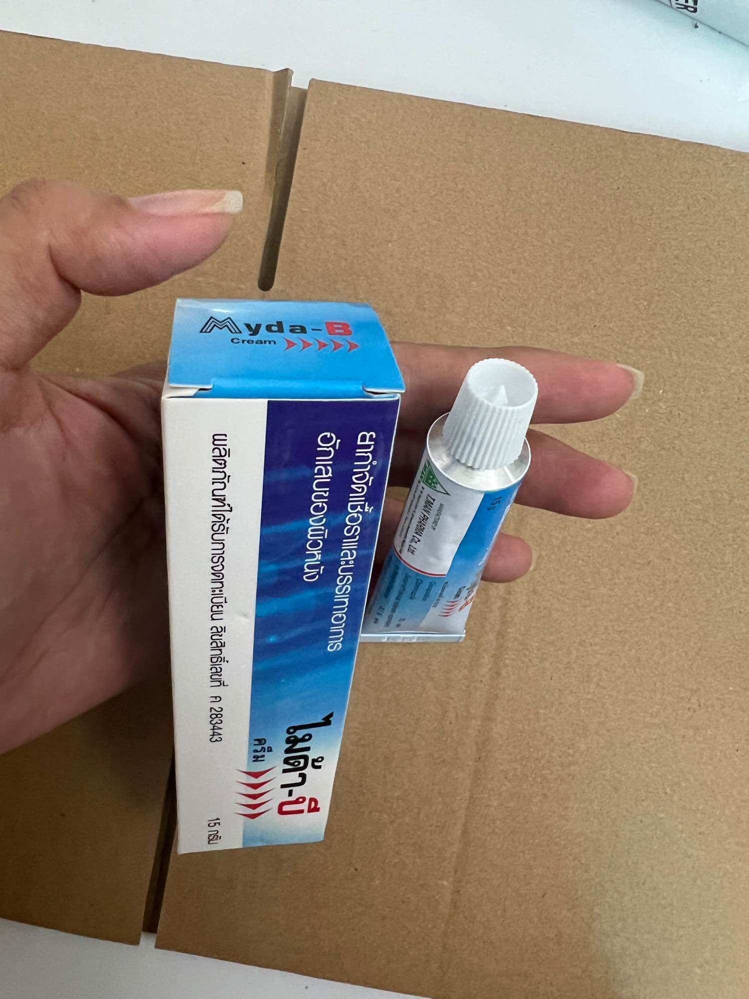 Tuýp kem nám Myda-B Thái (giảm nám tàn nhang đồi mồi)