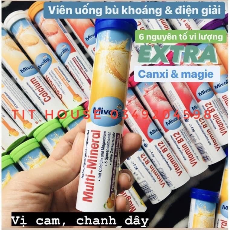 Viên C sủi Mivolis Đức ống 20 viên