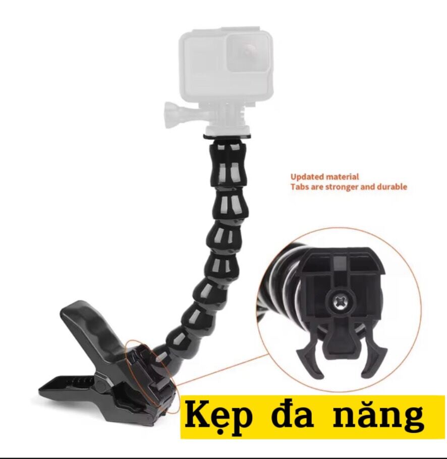 Kẹp đa năng máy quay camera gopro. phụ kiện gopro