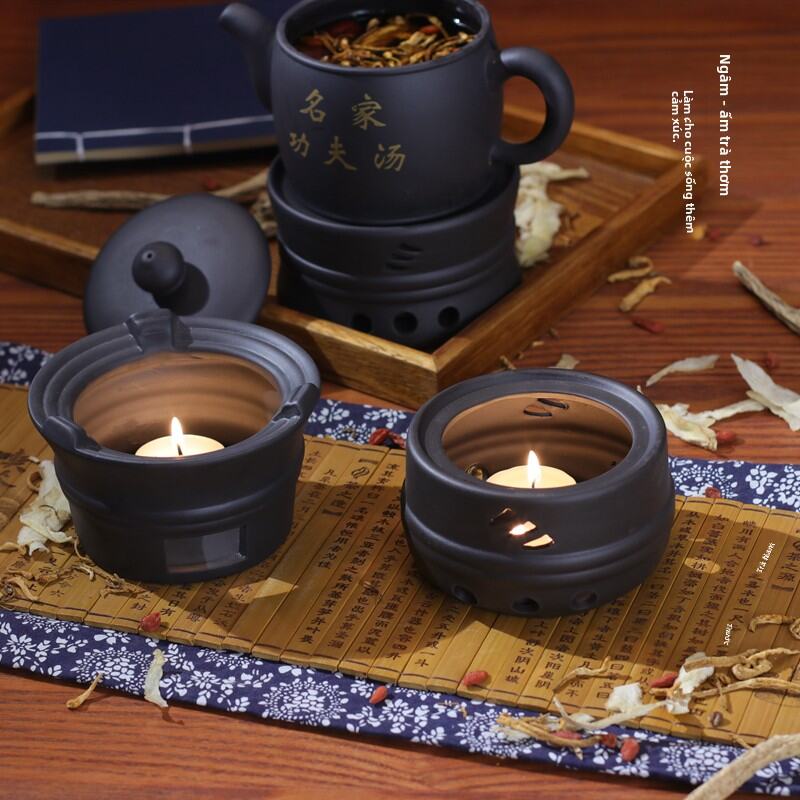 Nồi Trà Gốm Sứ Màu Tím Cắm Nến Nồi Trà Gốm Sứ Nhật Bản Nồi Trà Ấm Hoa Trà Nồi Súp Ấm Nồi Trà Đá Nồi 