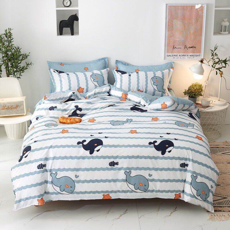 Bộ Ga gối Cotton Poly Bốn mùa đủ size
