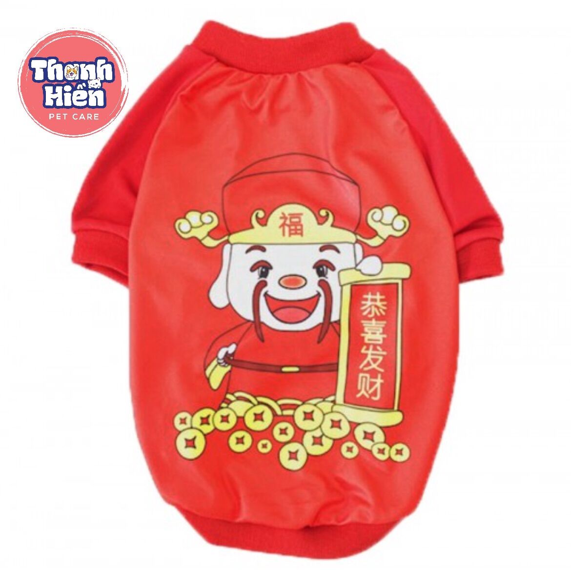 Quần áo tết cho chó mèo
