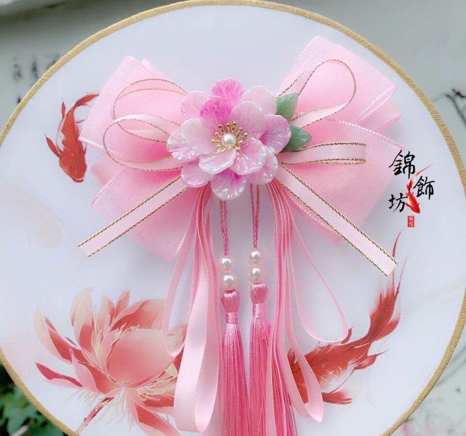 kẹp nơ cổ trang, tiểu thư (hanfu) 15