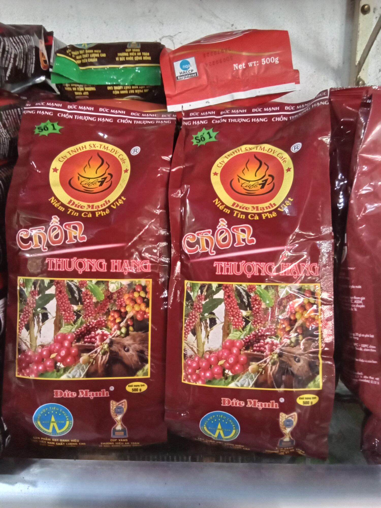 Cà phê chồn thượng hạng gói 500g
