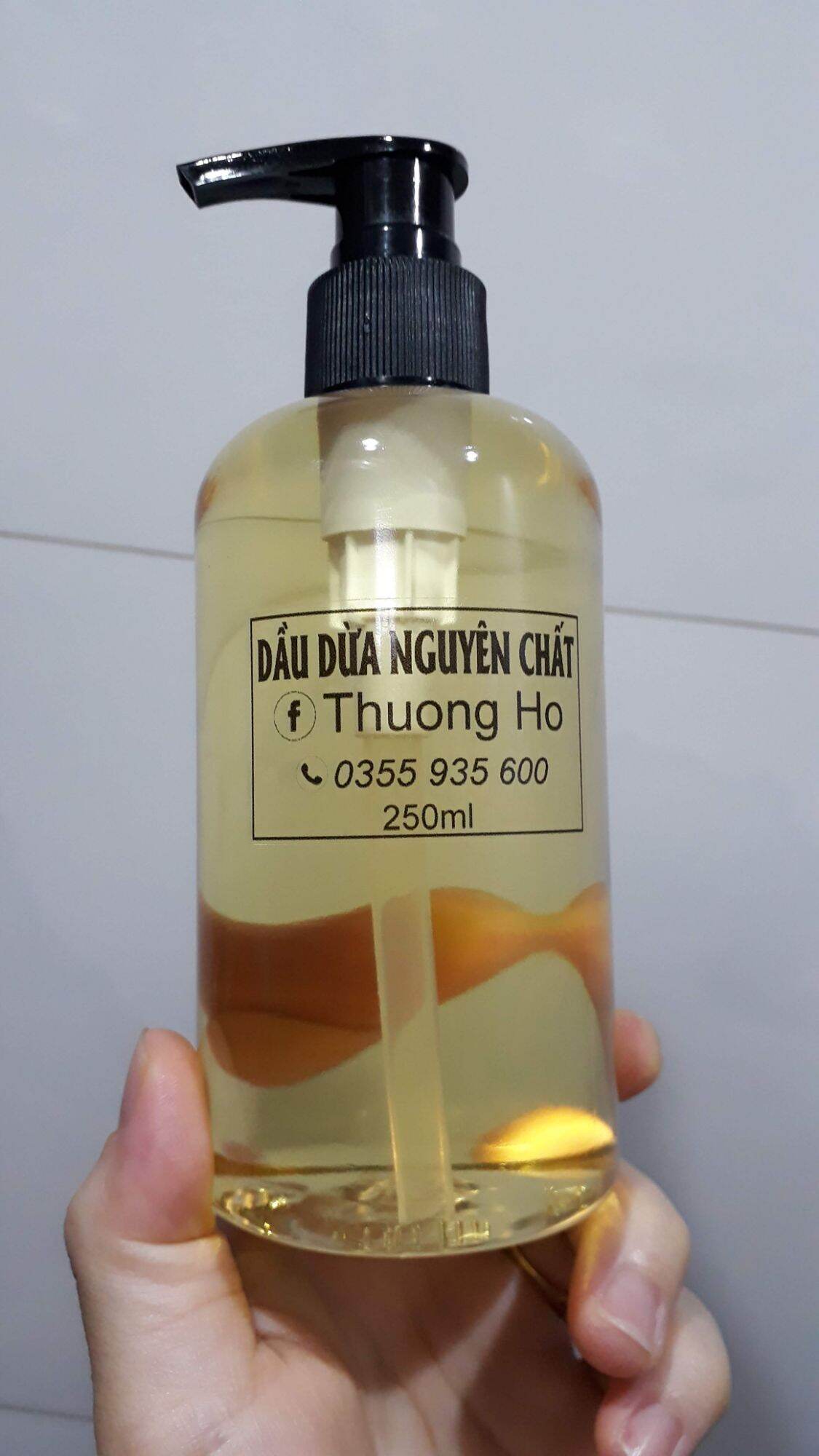 Dầu dừa nguyên chất nhà làm 100ml/250ml/500ml