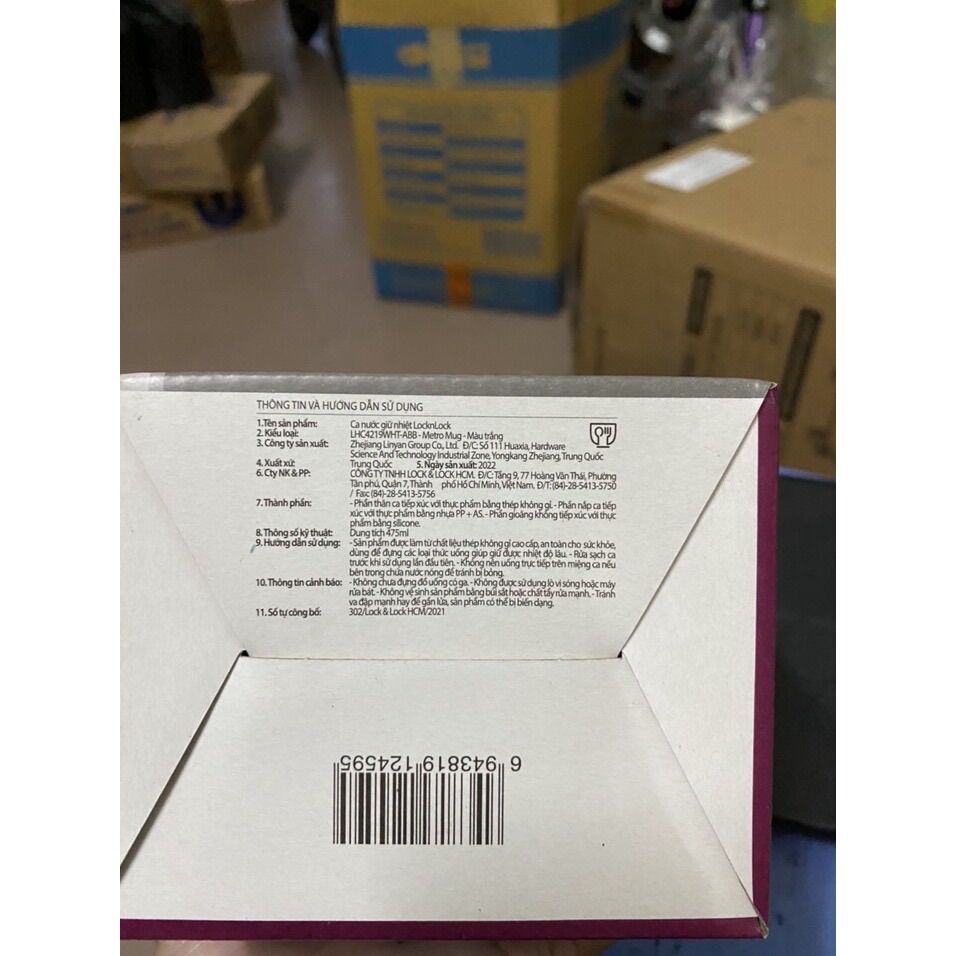 CA NƯỚC GIỮ NHIỆT LOCK&LOCK 475ML QUÀ TẶNG SỮA GLUCERNA