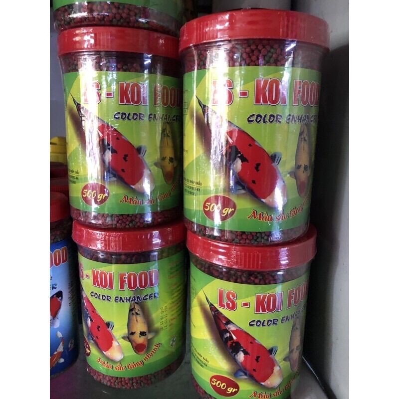 Thức Ăn Khô Cho Cá Chép Koi Cá Vàng - LS Koi 500Gr