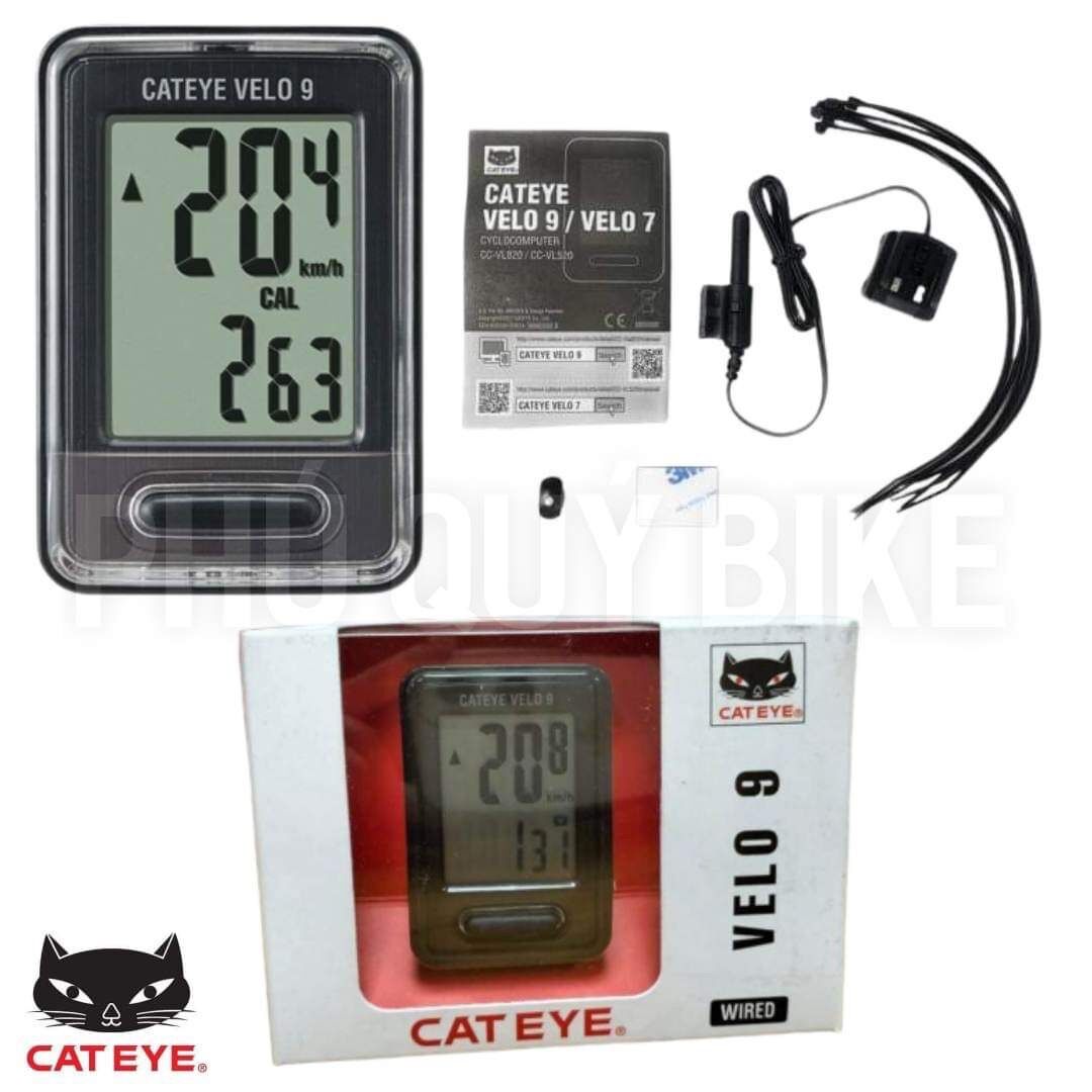 ĐỒNG HỒ TỐC ĐỘ CÓ DÂY CATEYE VELO 9