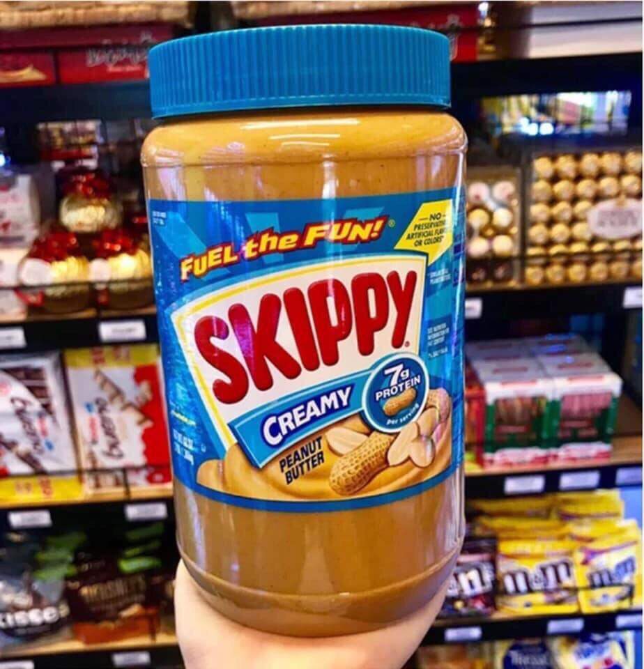 Bơ đậu phộng SKIPPY hàng Mỹ, 1.36kg