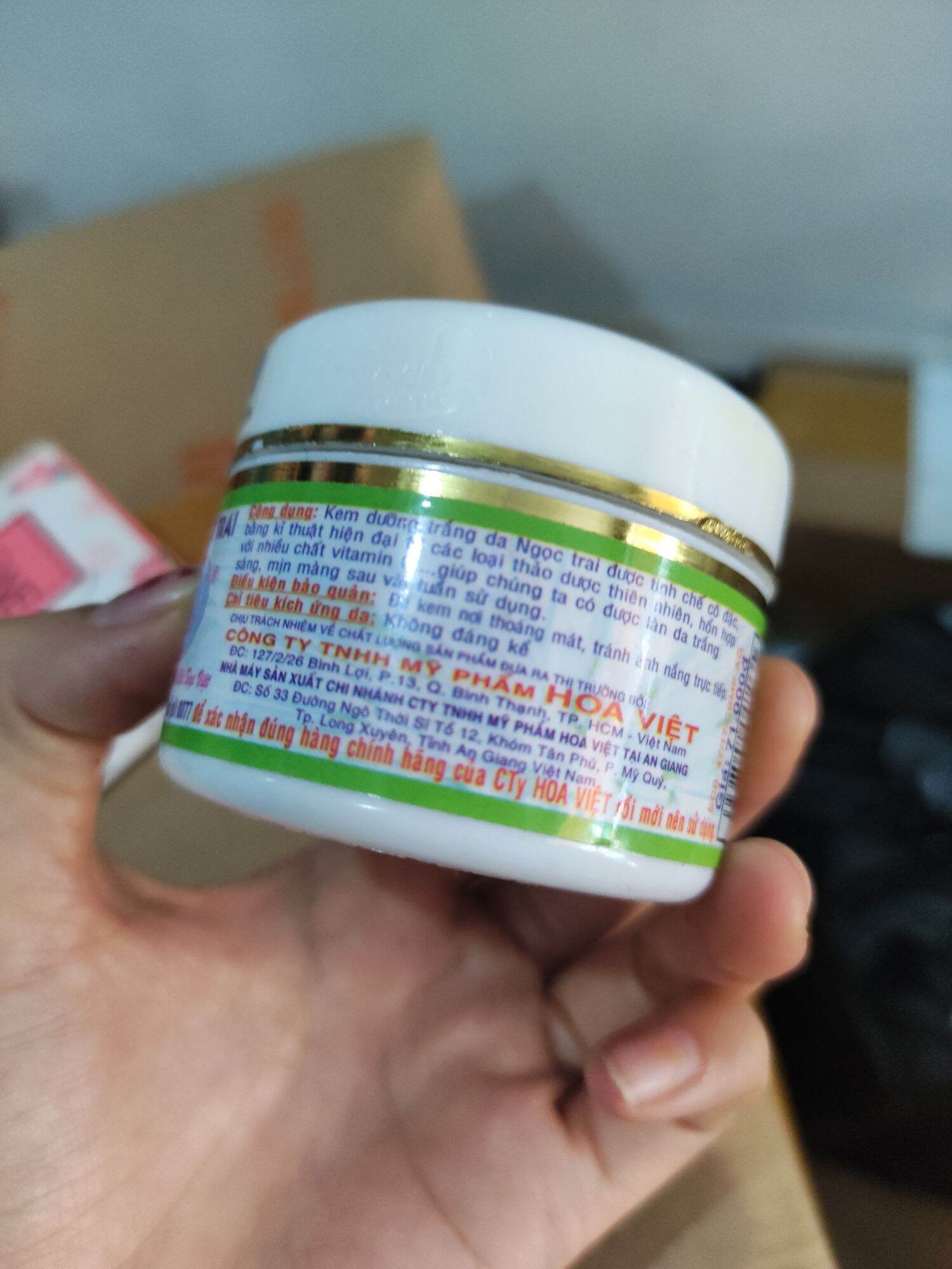Kem dưỡng trắng da ngọc trai Victory