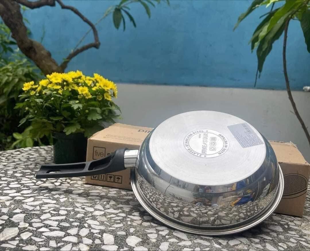 Chảo chống dính Five star 20cm hàng km Vinamilk siêu đẹp