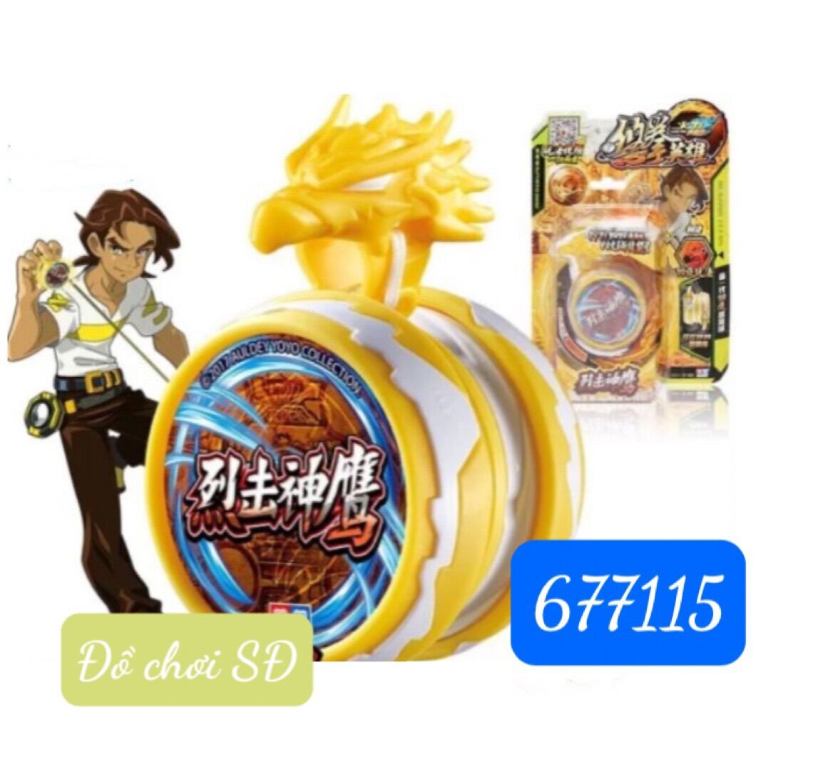 Yoyo kwon Do 677115 màu vàng - yoyo tự thu dây - Đồ chơi yoyo chính hảng auldey LINH THÚ QUYẾT ĐẤU
