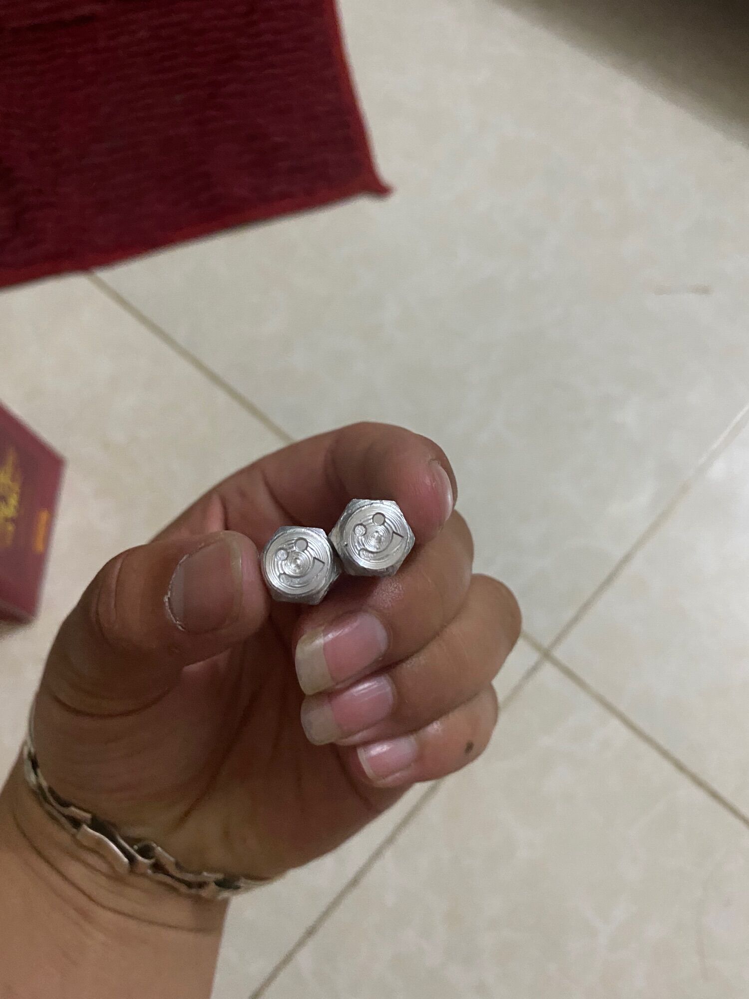 Ốc Mặt Cười Chân Gương Xe Máy [Đủ Màu] {Giá 1 cái}
