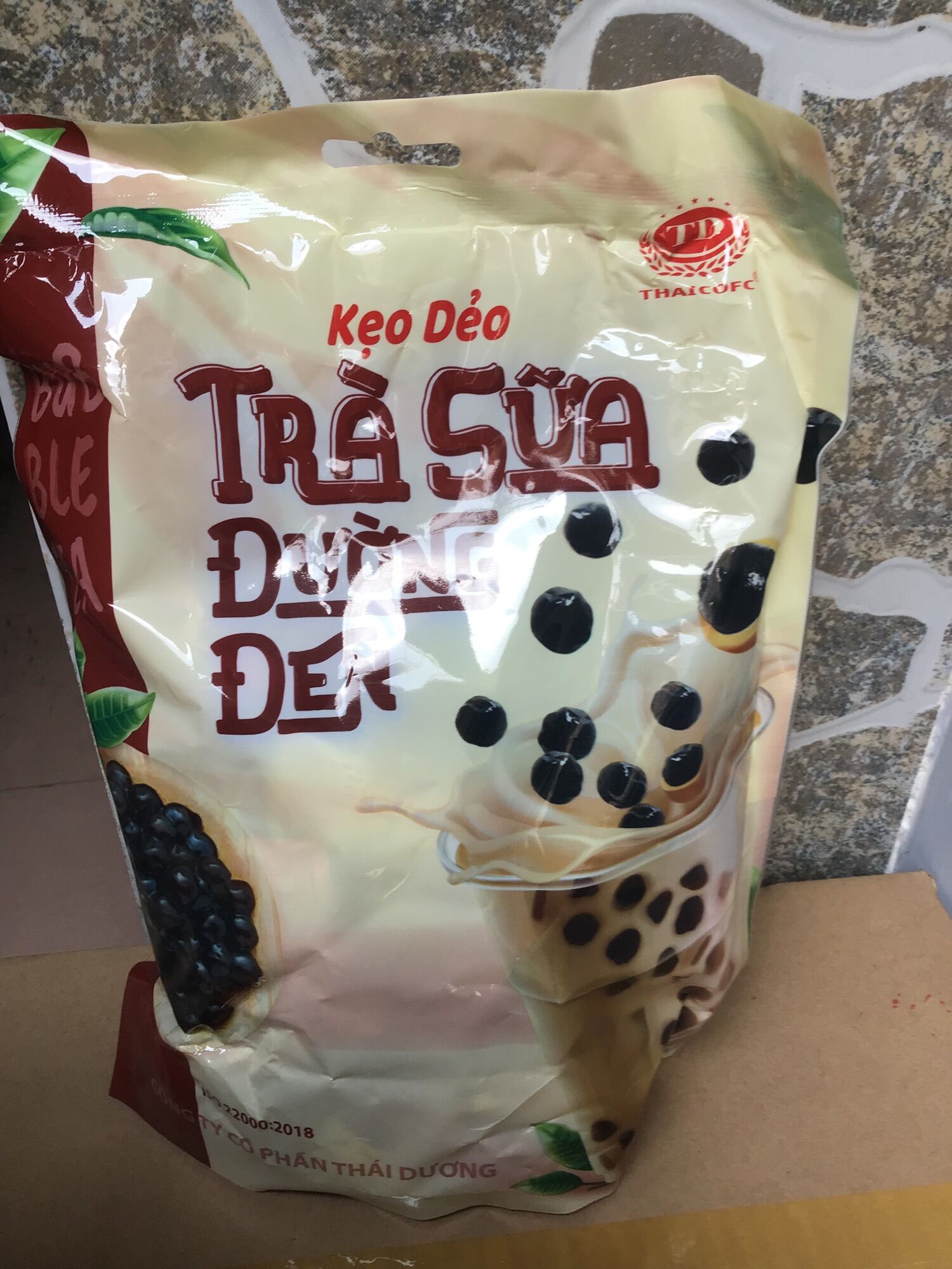 Kẹo dẻo trà sữa đường đen gói 320g