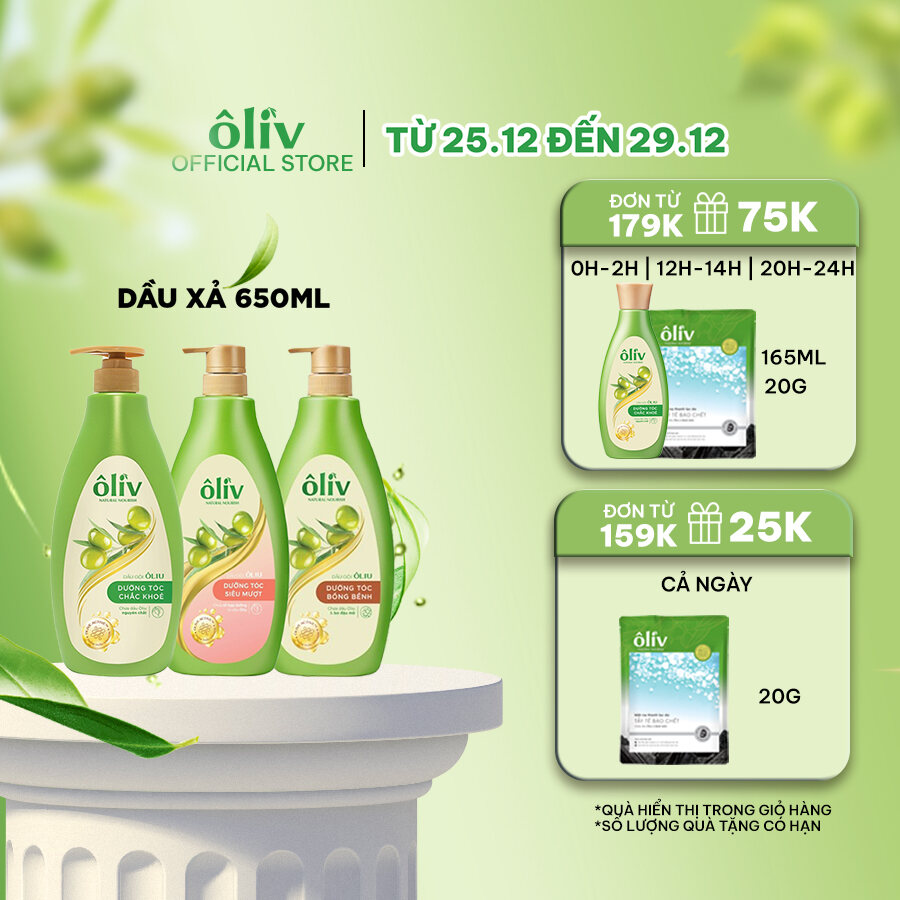 Dầu Xả Ôliv Dưỡng Tóc 650ml