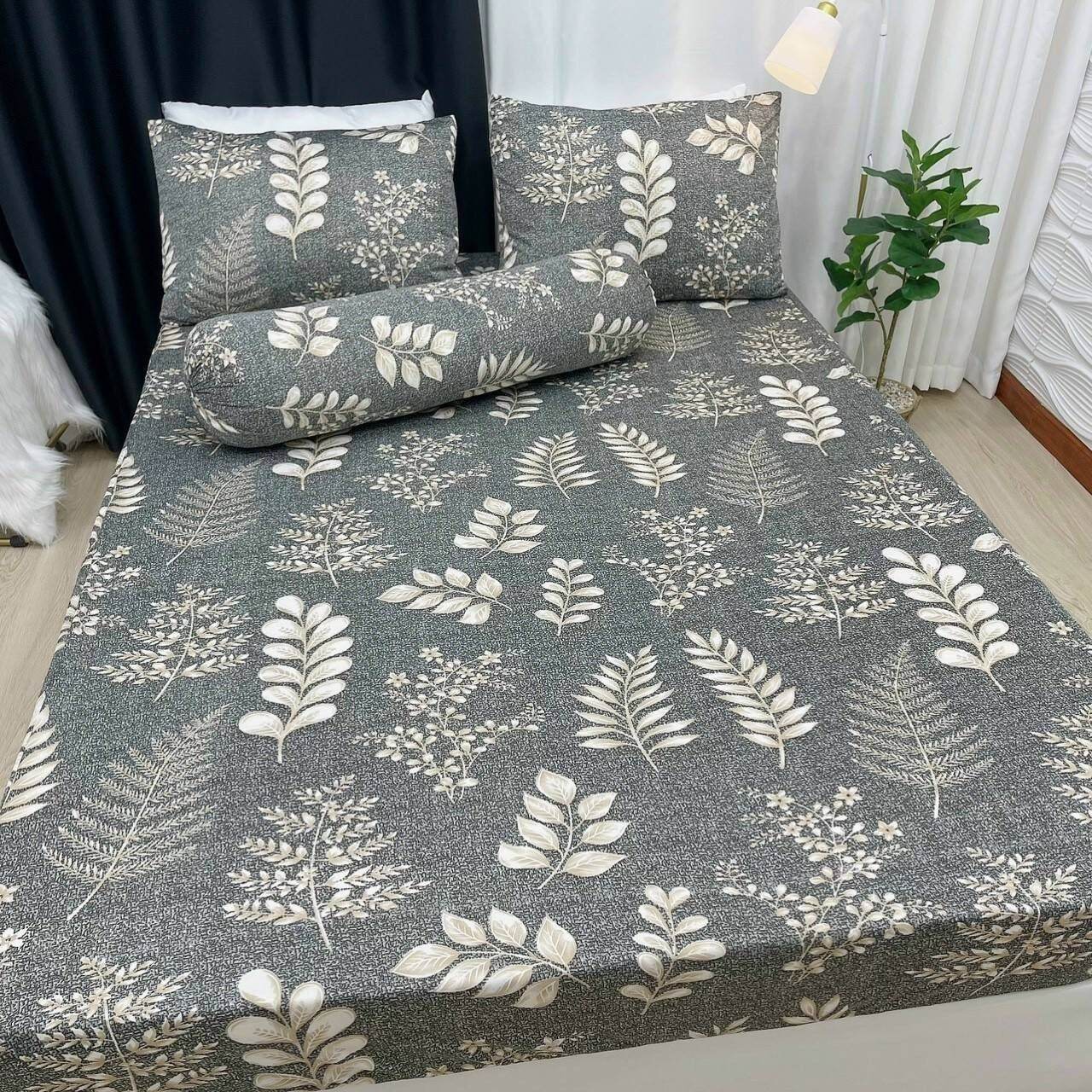 Ga giường lẻ thun lạnh Hàn Quốc - Không Áo Gối chân nệm từ 5-20cm