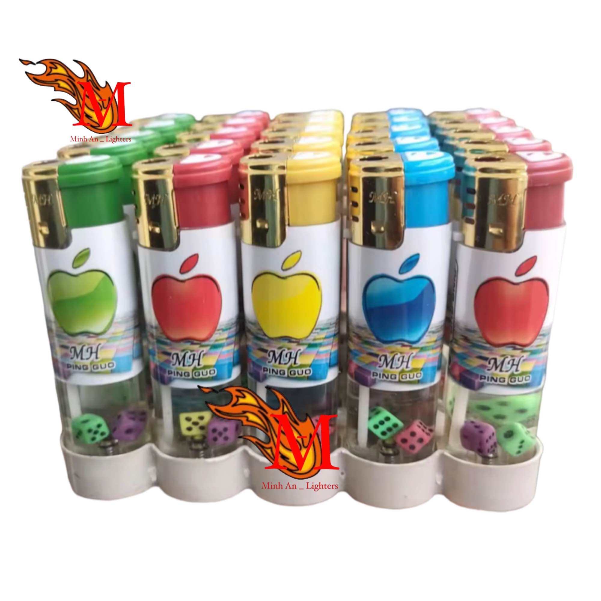 Hộp Quẹt khò xí ngầu chống gió, nạp sạc lại ga được khi hết