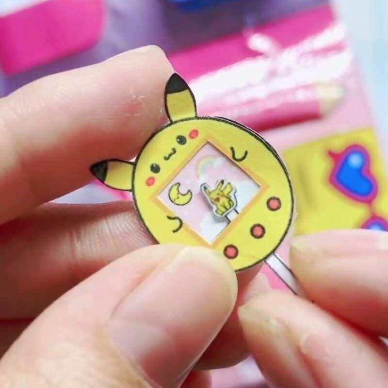Squishy Túi quà dễ thương của búp bê giấy
